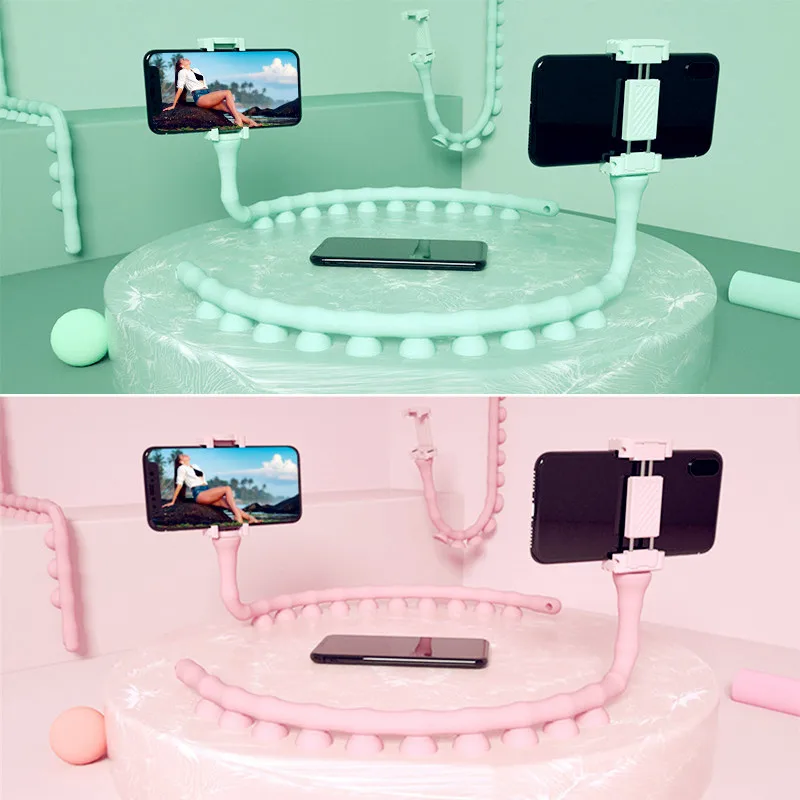 

New Arrival Multifunctional Lazy Mobile Phone Holder Bracket Octopus Tripod Cute Live Lazy Bracket RKL9 Phone Accessories