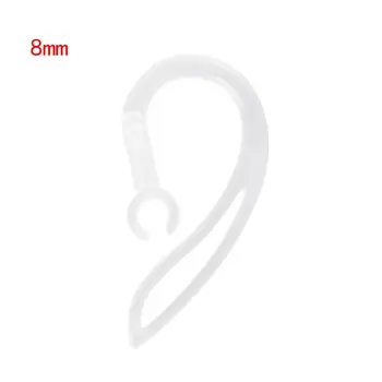 

8mm Bluetooth Earphones Transparent Soft Silicone Ear Hook Loop Clip Headset Drop Shipping Support