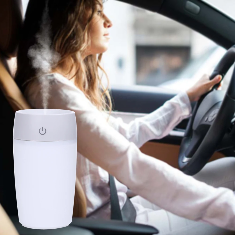 

Car Humidifier Air Purifier Cup Aroma Diffuser USB Ultrasonic Humidifier Mist Maker Fogger Home Quiet Horizontal Air Condition