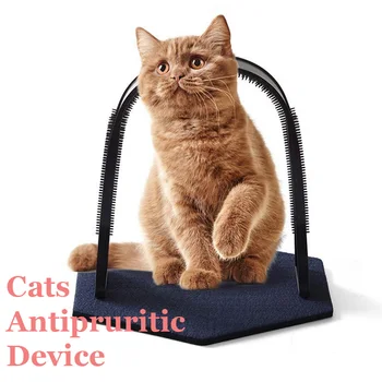 

Cats Antipruritic Tickling Massage Brush Comb Pet Scratch Board Kitten Scratchers Cat Grooming toy Supplies Pet Product