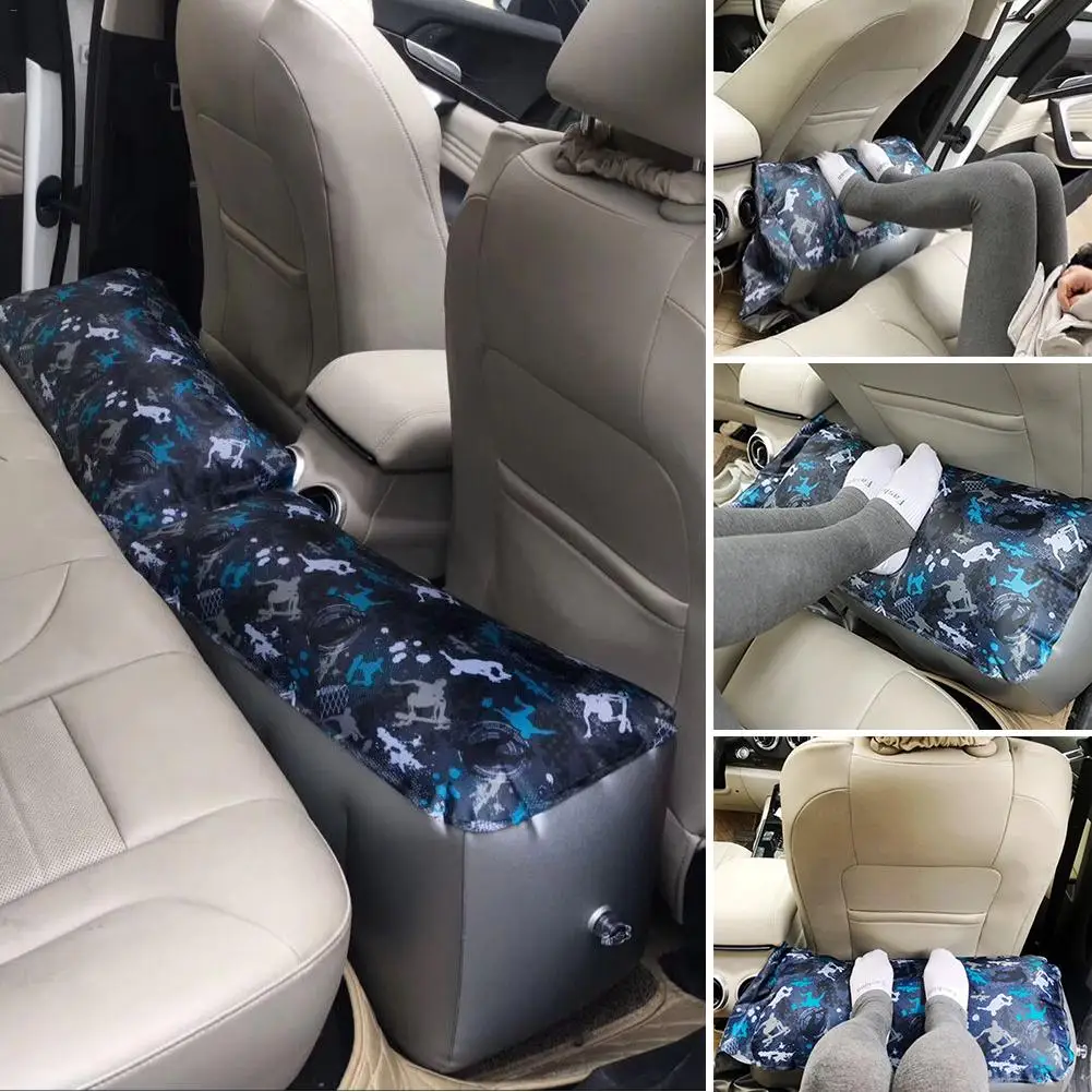Автомобильный матрас надувная подушка на заднее сиденье с принтом надувная подушка для автомобиля путешествия Кемпинг