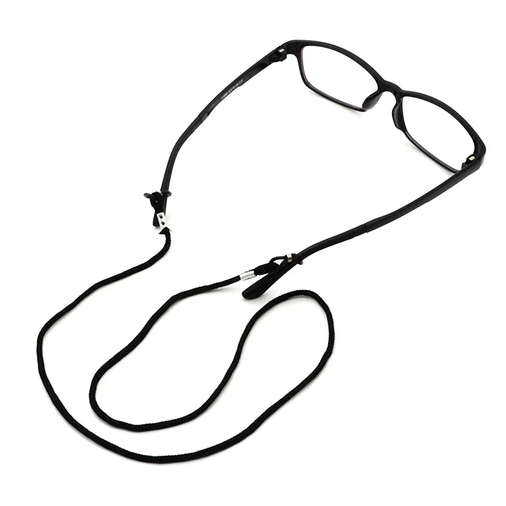 2 шт. нейлоновые черные солнечные очки, очки ремешок шнур на шею фиксатор шнура черная цепочка держатель ошейник из нейлона веревка