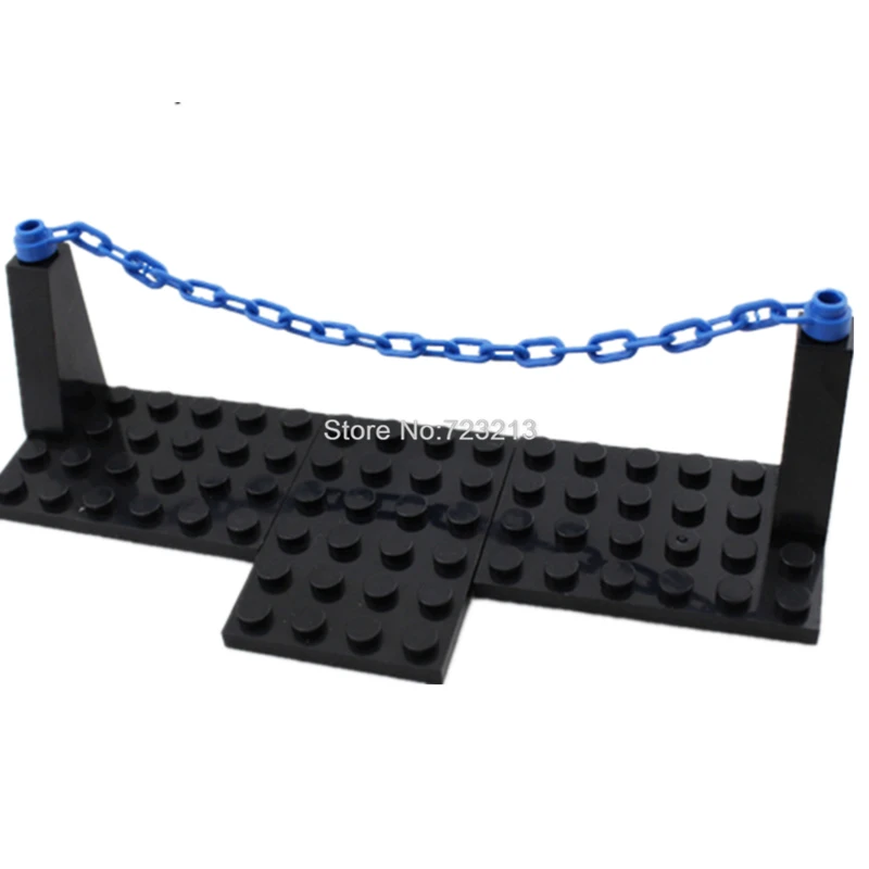 10 шт цепь MOC см DIY аксессуары для кирпича военные части SWAT строительные блоки