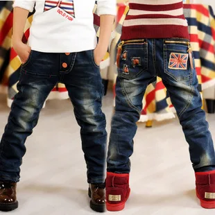 Розничная высококачественные детские весенние штаны джинсы для маленьких мальчиков и девочек детские джинсы для мальчиков повседневные джинсовые брюки одежда для детей дошкольного возраста на 3–12 лет