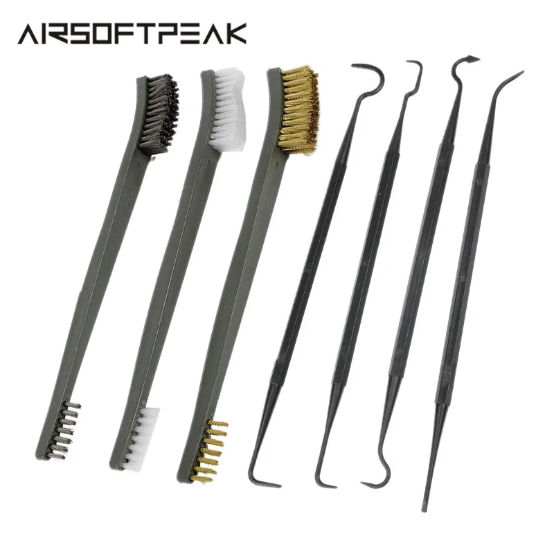 AIRSOFTPEAK 3 шт. /Комплект Металличесая щетка для чистки ручного пистолета