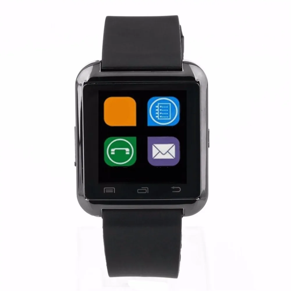 U8 Bluetooth Smart часы Шагомер высотомер музыкальный плеер наручные часы дистанционного Управление фотографии спортивные часы