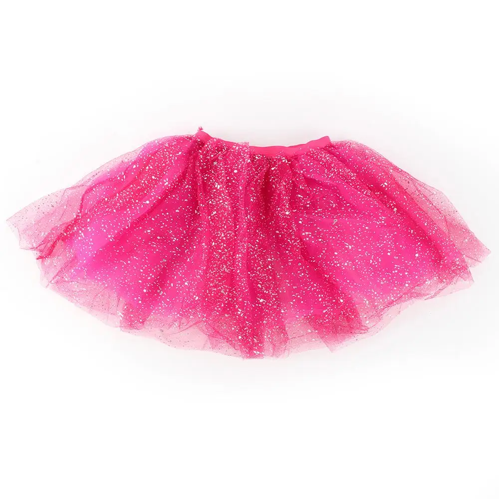 

Lovely Kids Girls Princess Short Tutu Mini Skirt Bling Tulle Party Ballet Dance Skirts