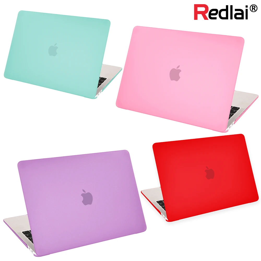 

Redlai Laptop case For macbook air 13 2018 case, Matte & Crystal Frosted Cover for New Macbook Air 13 inch A1932 Keybord cover