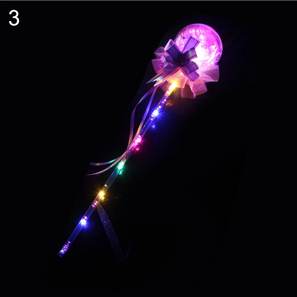 В форме сердца, звезды светящиеся палочки светодиодный световой игрушечная волшебная палочка вечерние концертные принадлежности подарок для детей малышей