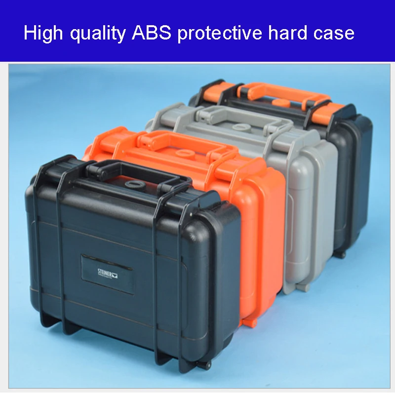 Высококачественный защитный чехол для инструментов из АБС-пластика ударопрочный водонепроницаемый чехол для оборудования чехол для камеры с поролоновой подкладкой