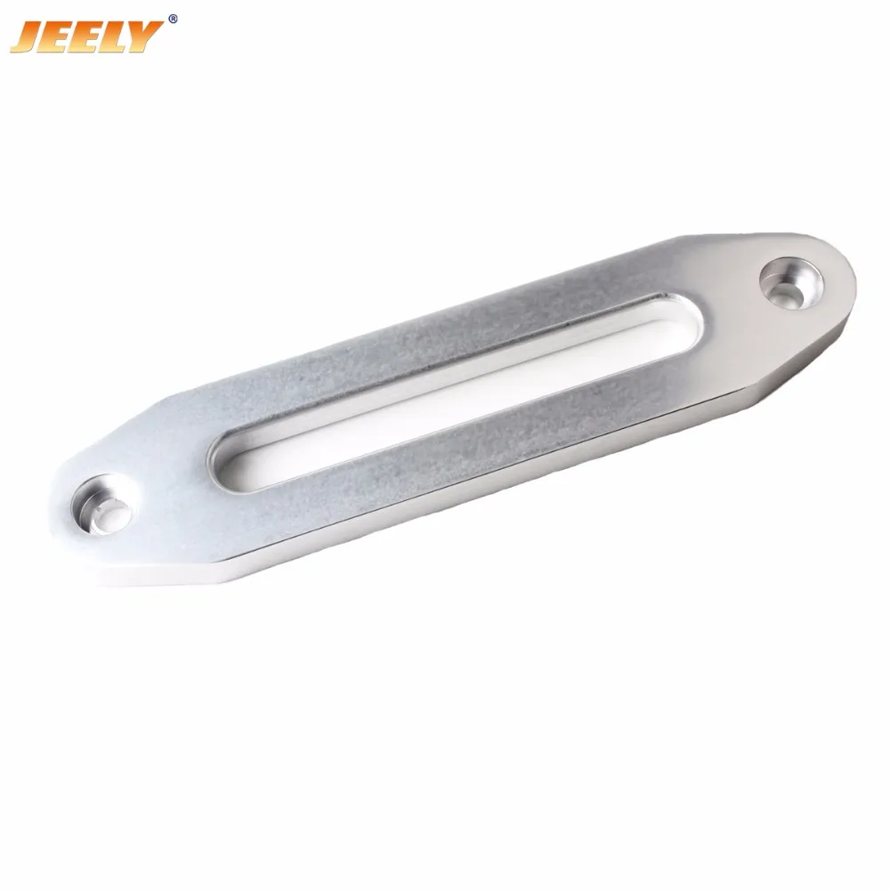 Jeely 10000-15000LBS hawse الألومنيوم fairlead ل الاصطناعية حبل رفع ، atv ونش السيارات أجزاء الأصلي اللون