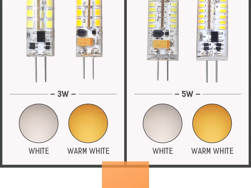 Новый высококачественный AC/DC12V G4 Светодиодный 3 Вт 5 Вт кукурузный светильник SMD2835 лампа супер яркая замена галогенная лампа светодиодный