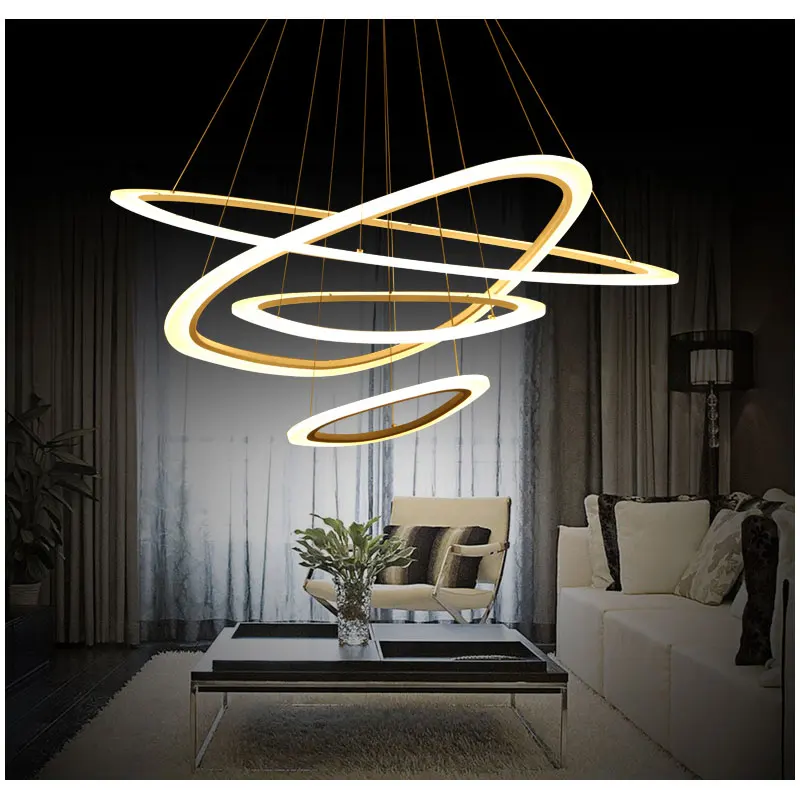 Modern LED chandelier acrylic lights lamp for dinning room living room lampadario moderno Lustre Chandelier Lighting AC85-265V
