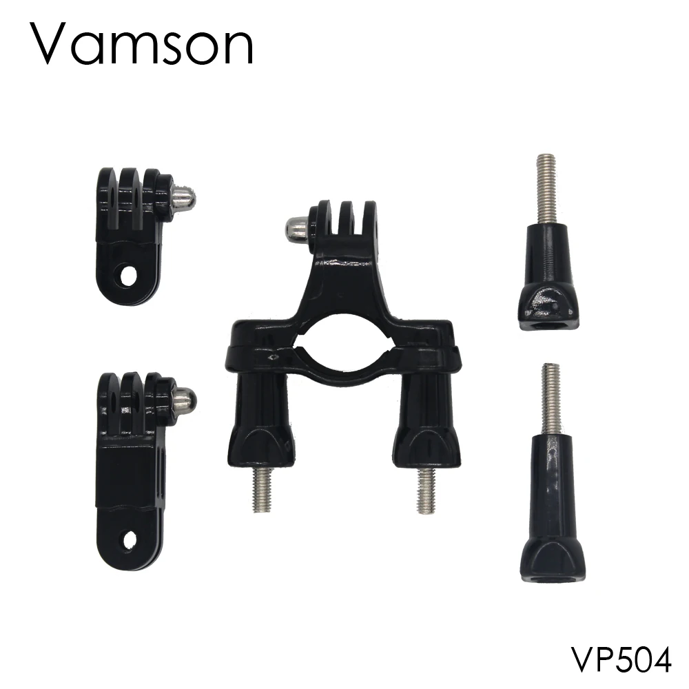 

Vamson for Go Pro Accessories Bike Motorcycle Handlebar Pole Mount For Gopro Hero 4 3+ 2 1 for Xiaomi for yi for SJCAM VP504