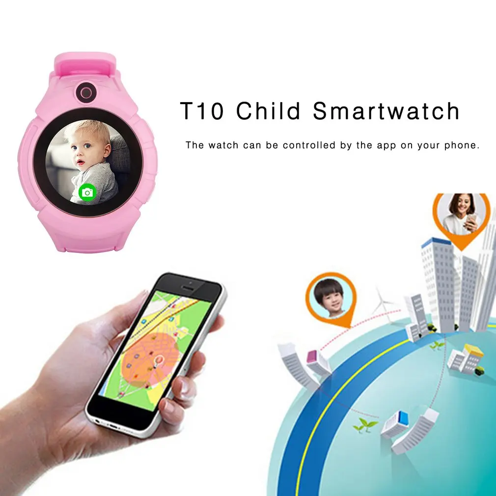 Children Smart Watch Safe-Keeper SOS Call Anti-Lost Monitor Real Time Tracker Base Station Location LBS Watch Smartwatch