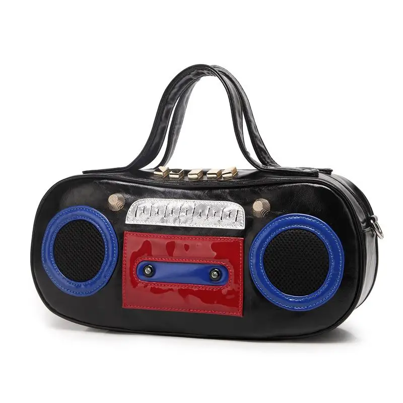 

2019 women's summer bag fashion personality cartoon radio bags cross-body handbag