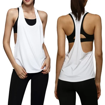 

*Women Tank Tops Dry Quick Yoga Shirts Loose Gym Fitness Sport Sleeveless Vest Singlet Running Training Tops