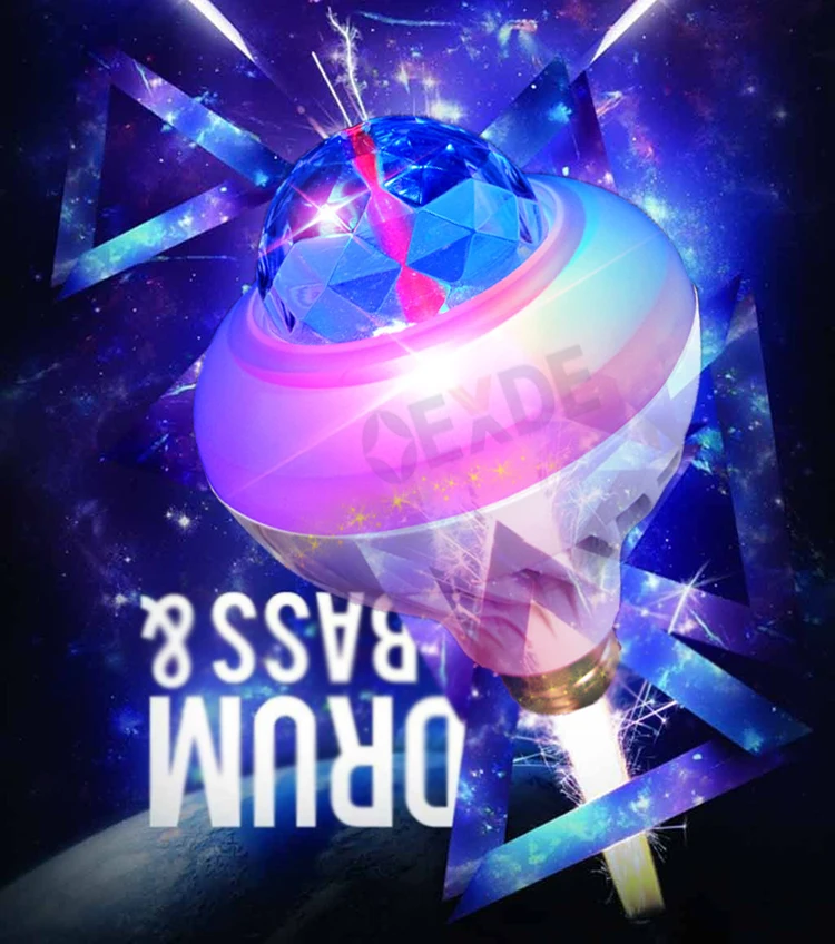 E27 Красочные Волшебный шар вращающаяся светодиодный ночник RGB карнавал свет этапа для вечерние DJ Атмосфера лампы