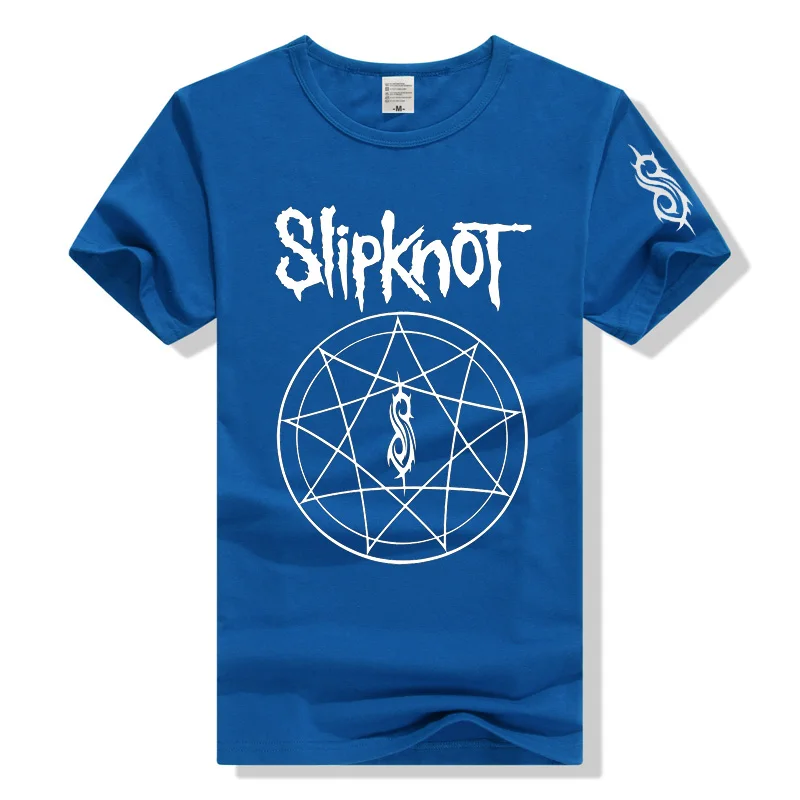Новая модная мужская футболка с коротким рукавом принтом Slipknot Iowa Skull Rock Band 3D
