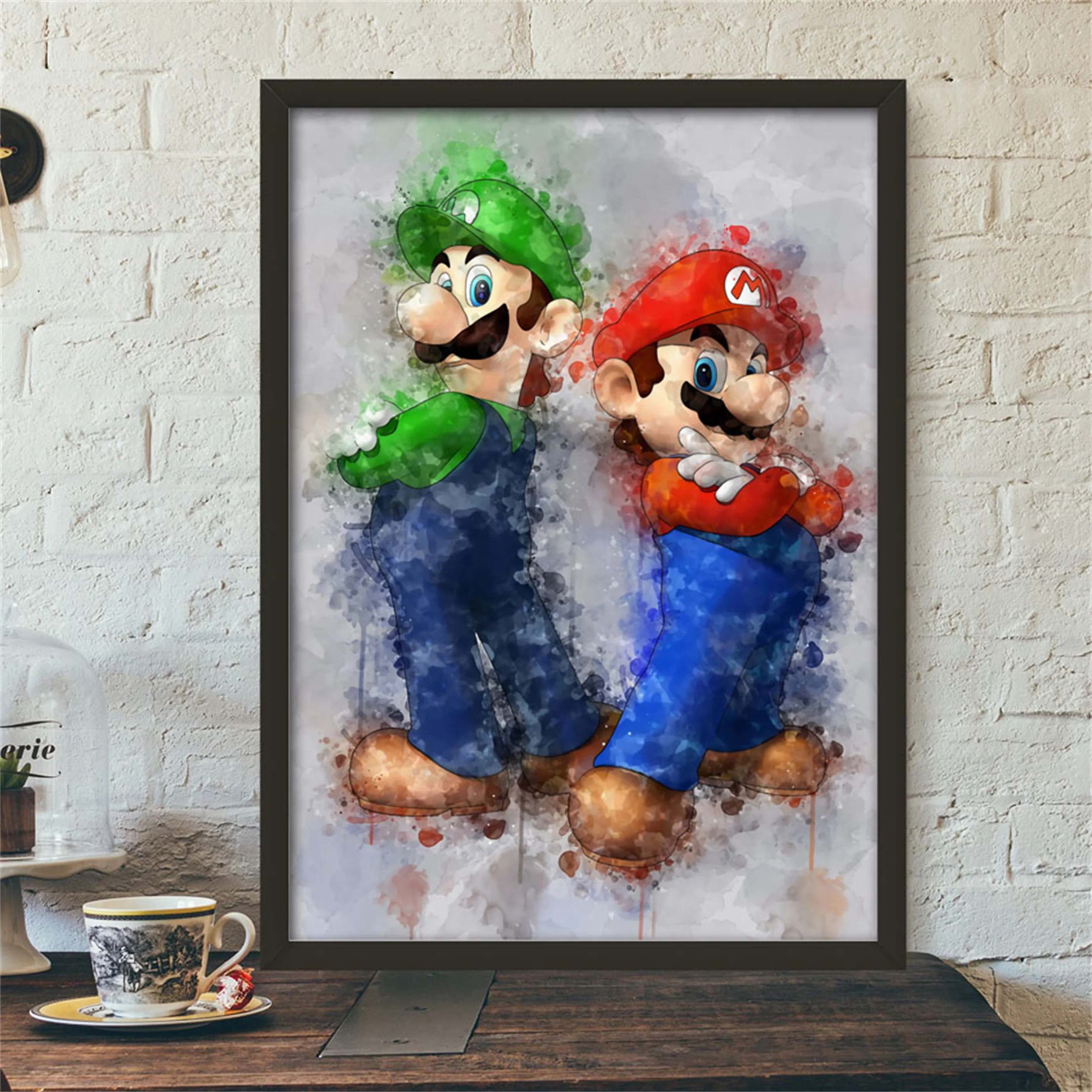 

Anime Game Super Mario Bros Bowser Yoshi Wall Art Canvas Painting Posters And Prints Wall Pictures Baby Kids Room Nursery Decor