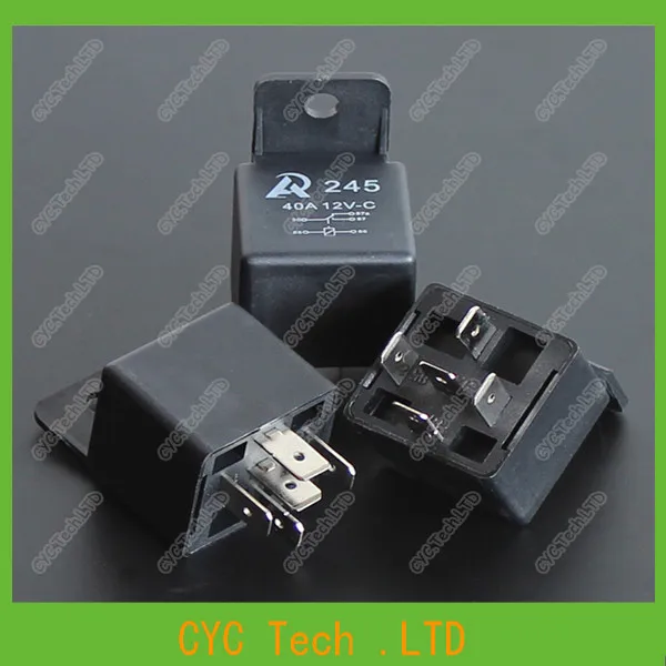 

10 pcs 12V 30A/40A 5Pin Automotive Relay,Diesel Headlights/Alarm/Horn Relay (Transformational Normally Open + Normally Closed )