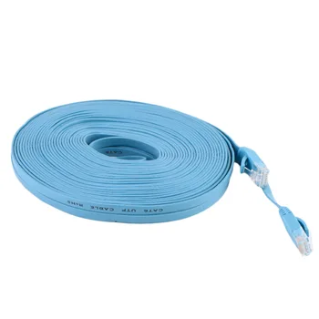 

10m 15m CAT6 Flat UTP Ethernet Network Cable RJ45 Patch LAN cablefor Internet Network Patch LAN Cable Cord for PC Computer
