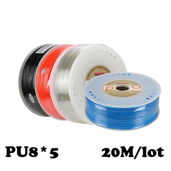

PU8*5 20M/lot Joint pneumatic hose Pneumatic parts 8mm PU Pipe hose 8*5 Compressor hose Free shippingpneumatics-tube
