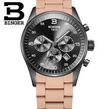 Лидер продаж Модные мужские столешницы Роскошные брендовые шесть цветов глубина водонепроницаемый 30 М часы хронограф спортивные военные часы Montre homme