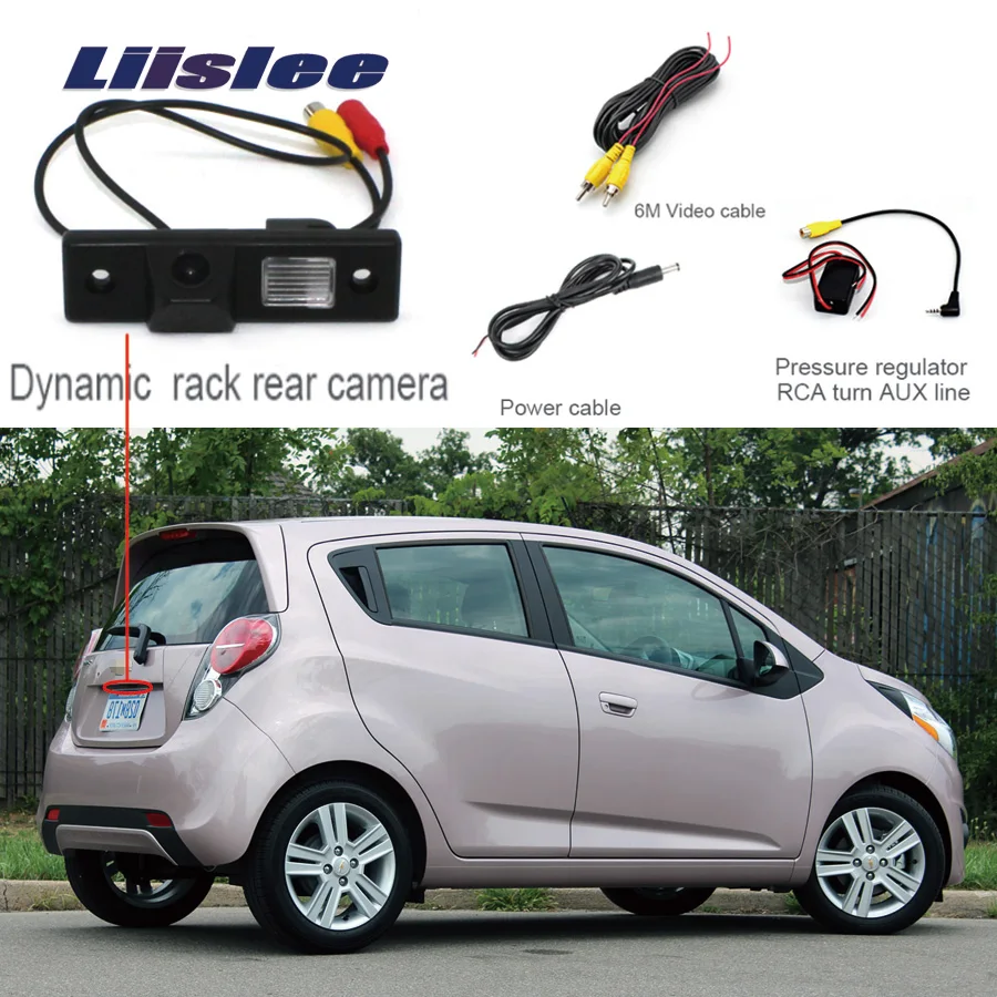 Liislee для Chevrolet Chevy Spark 2009 2010 2011 2012 автомобильная парковочная камера заднего вида HD CCD ночного видения