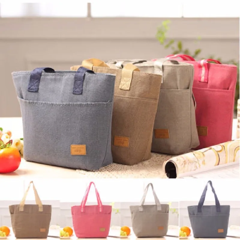 1pc Lunch Box Bag Waterproof Insulated Thermal Cooler Lunch Box Picnic Snack Lunch Box Travel Lunch Carry Tote Portable ContainerIce Storage Bag (4)