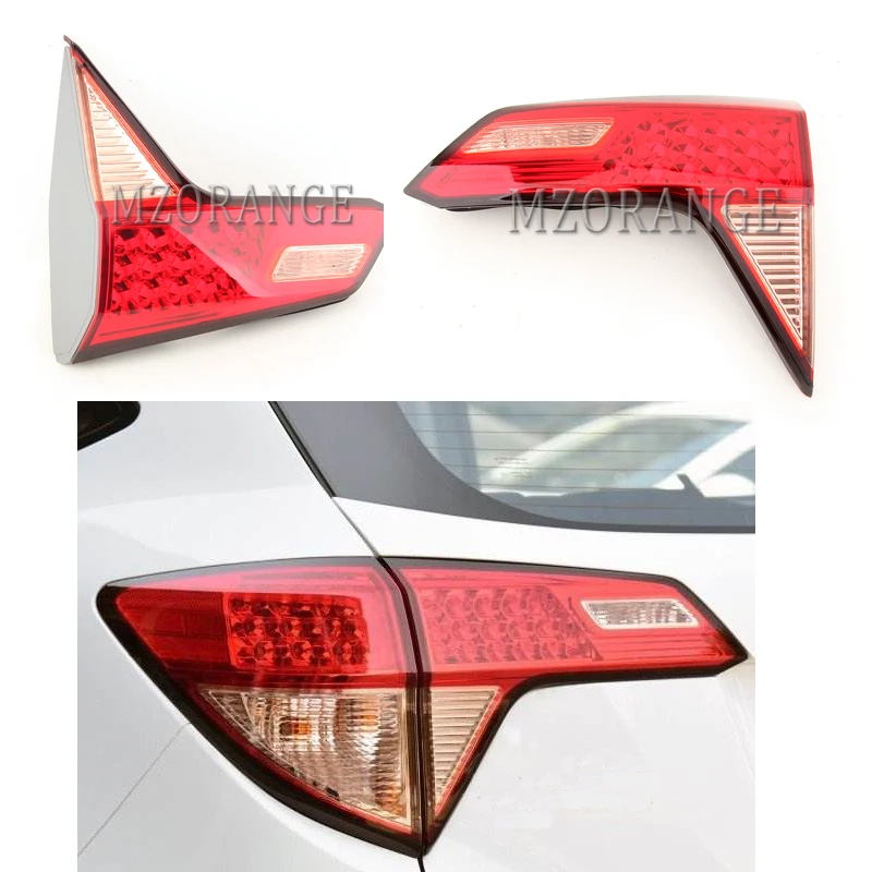 

MZORANGE Inner LED Tail Light For HONDA Vezel HRV 2015-2018 1.8L High Configuration Rear Bumper Light Tail Light Lamp Type