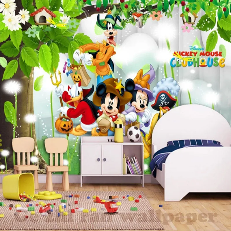Пользовательские 3D Настенные обои детская комната 3D детская комната фантазия детская комната мультфильм 3D Детские фото обои домашний декор