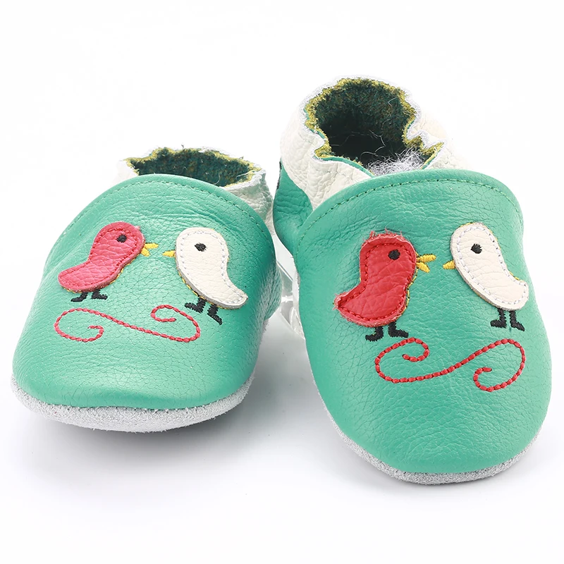 [Simfamily] противоскользящая детская обувь; мягкая обувь из натуральной кожи для маленьких мальчиков и девочек; тапочки для малышей 0-6, 6-12, 12-18, 18-24; обувь для первых шагов - Цвет: NO18