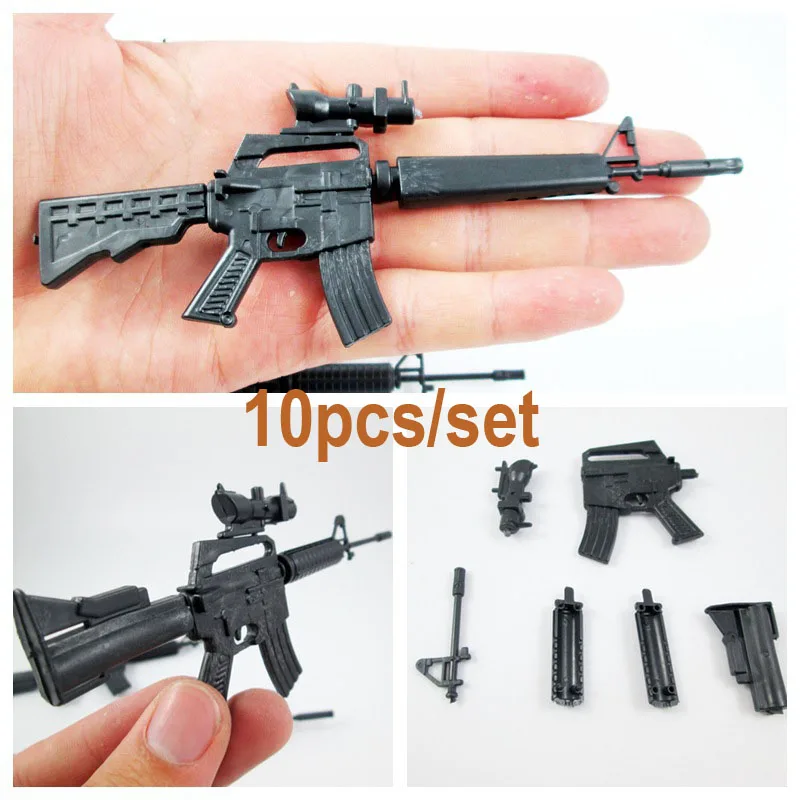 10 шт./1 набор детский игрушечный мини пулемет|toys for children|puzzle modelgun puzzle |