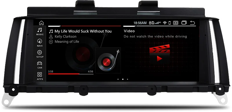 Excellent New ID7 Android 9.0 4+32GB Car DVD for BMW X3 F25 X4 F26 2011-2017 GPS Radio BT USB SD AUX WIFI Audio Video Stereo Mirror Link 4