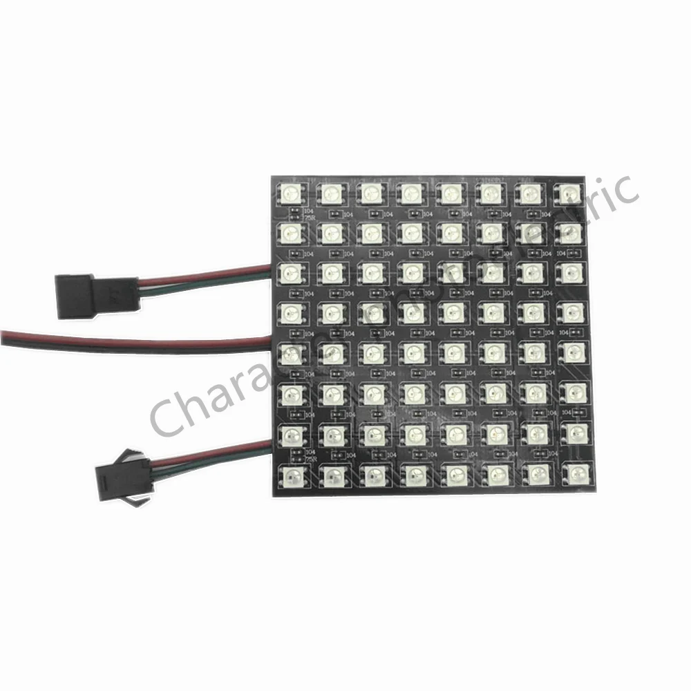 

8*8 16*16 8*32 WS2812 WS2812B 5050 RGB Full Color Flexible Pixel Panel 64 256 LEDs 5V DC display panel Combination of the screen