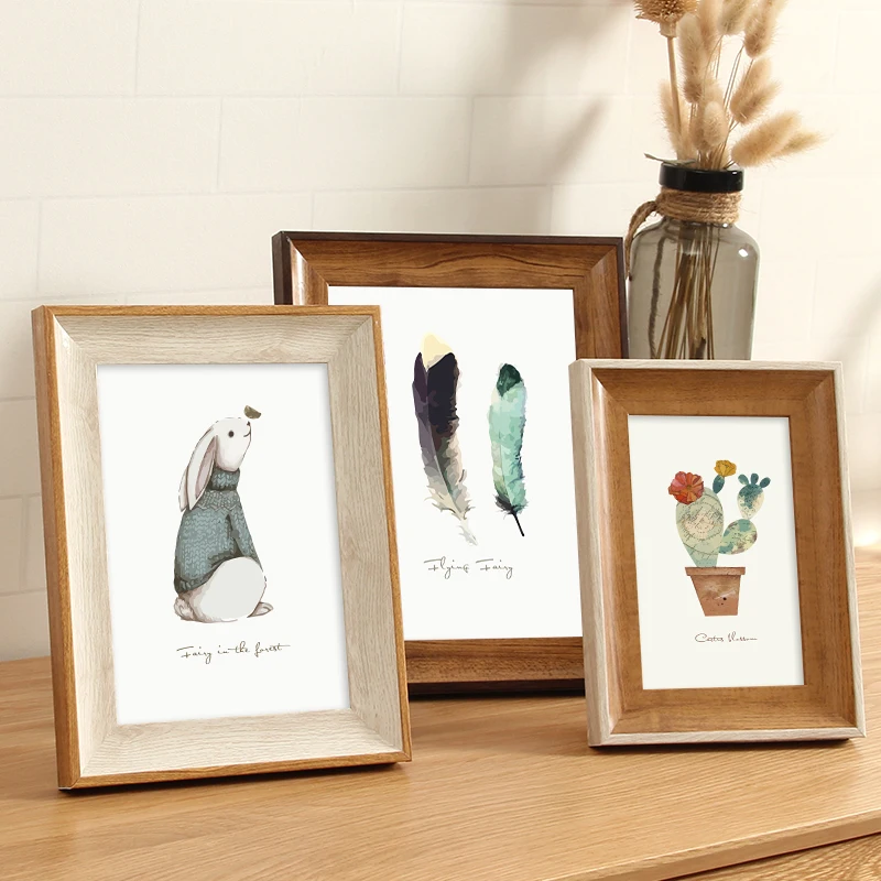 

Modern Style Resin Pictures Frame Classic Frame For Home Decoration Wall Hang Desktop Photo Frames For Pictures 8''10''12''