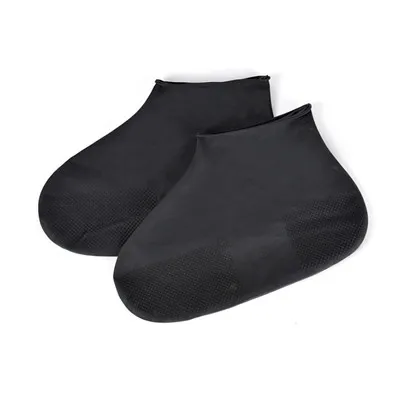 Нескользящие дождевые Чехлы для обуви Водонепроницаемые силиконовые Бахилы для кемпинга S/M/L Аксессуары для обуви - Цвет: Золотой