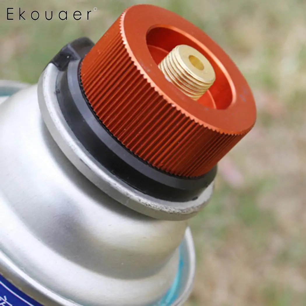 

Auto-off Outdoor Camping Gas Stove Connector Burners Adapter Long Tank to Flat Tank Gas Bottle Adaptor Conversion Head