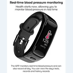 LYKRY Smart Talk Браслет фитнес-трекер кровяное давление монитор сердечного ритма Bluetooth наушники умные Браслеты Наушники