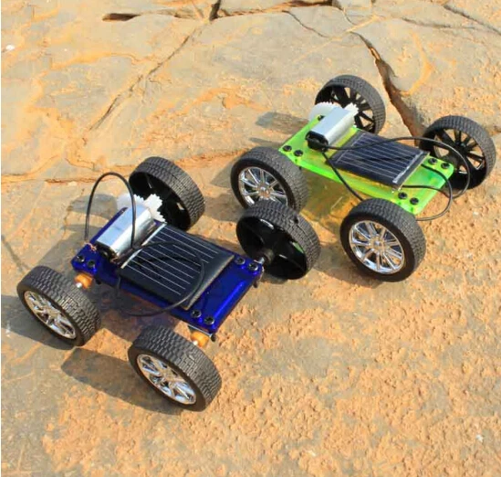 

Mini Solar Powered Toy DIY Car Kit Children Gift Puzzle IQ Gadget Hobby Robot Assembly 8x6.8x3.2 cm F17909/11