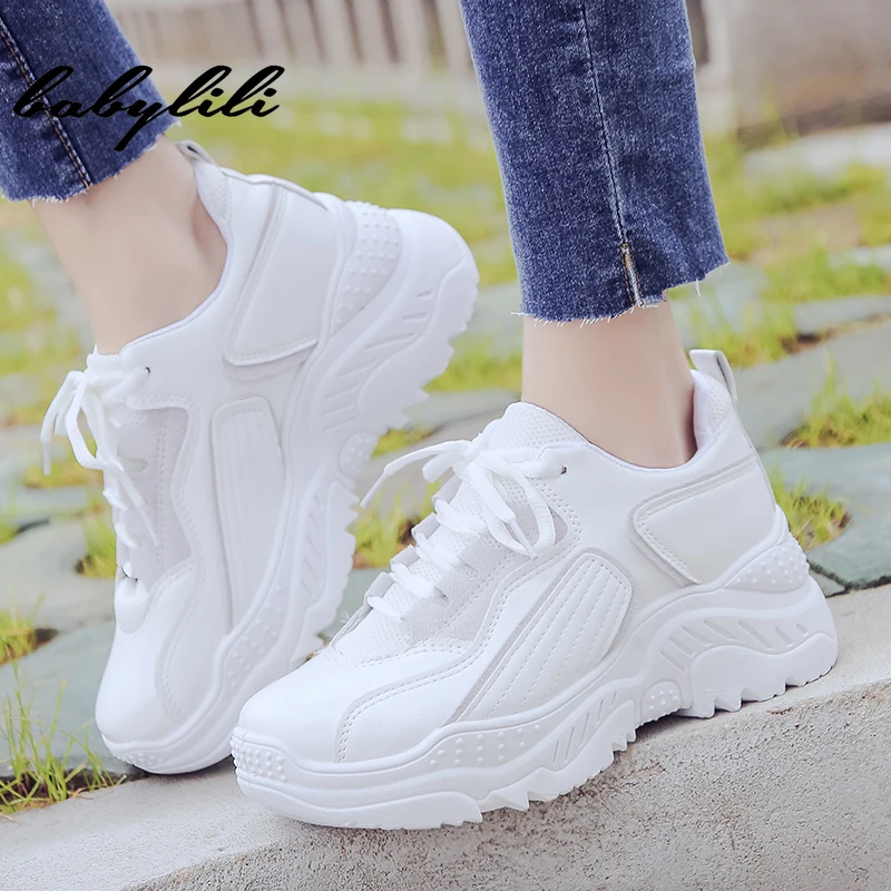 

sneakers women 2019 fashion white sneakers brand retro platform shoes for breathable mesh dad chunky sneakers outdoors casual