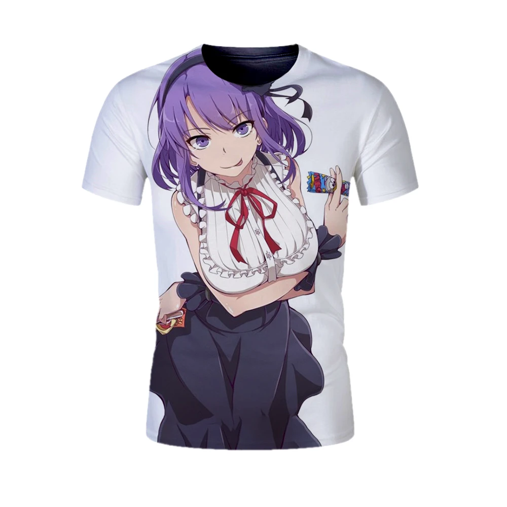 Otaku футболка 3d принт dagashi kashi футболки дом богиня футболка футболки с аниме рисунком летние подростковые свободные футболки для девочек
