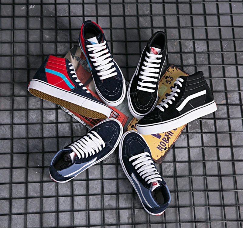 

VANCN Walking Shoes canvas men and women Sports SK8 sandals shoes Weight lifting shoes size Ladies boots