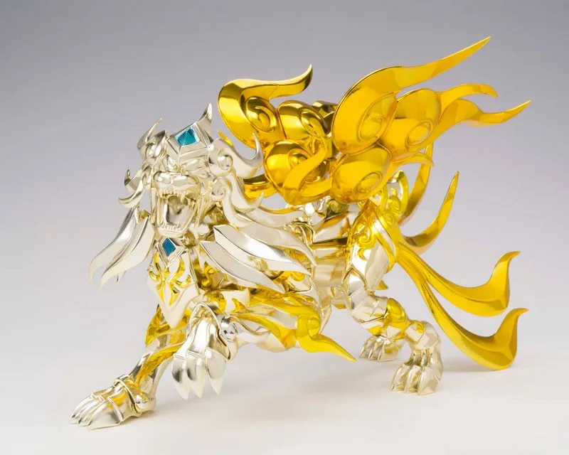 100% оригинал BANDAI Tamashii нация святая Ткань Миф экс фигурка-LEO AIOLIA GOD Cloth от "ST Seiya"