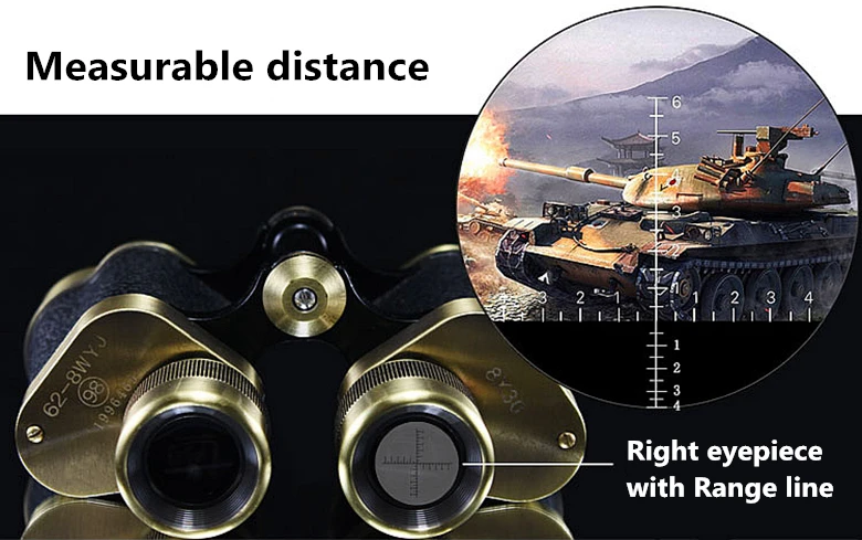 المهنية تلسكوب الإكتشاف نطاق الروسية مناظير عسكرية مع Rangefinder المعادن البسيطة أحادي HD Lll رؤية الليلية