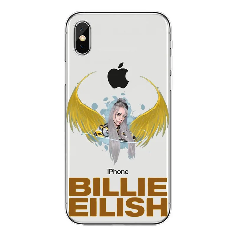 Billie Eilish Khalid Encantador Мягкий силиконовый чехол для iphone 4 5 6 7 Mais 8 X Чехол