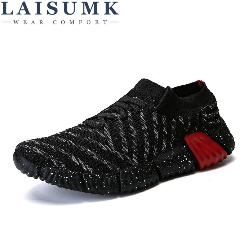 

LAISUMK Men Casual Shoes Breathable Fashion Sneakers Man Shoes Tenis Masculino Shoes Zapatos Hombre Sapatos Outdoor Shoes Brand