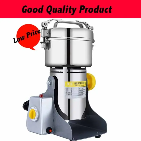 

Electric Industrial Cocoa Nut Grinder/Peanut Powder Making Machine 800G 220V