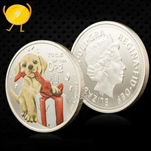 Австралия собака сокровище подарок памятная монета 1 унции 9999 серебро Год Собаки медаль коллекционные монеты украшения дома
